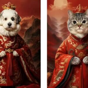 Cute pet into a work of art, freeze its unique | pet portrait 10