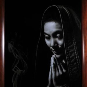 Unique Hand Hammer Painting | Soul Art on Glass 67