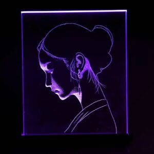 Unique Hand Hammer Painting | Soul Art on Glass 8