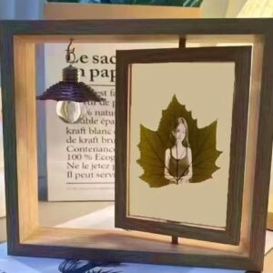 Whispers of the Forest: Handcrafted Leaf Art 37