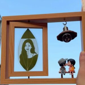 Whispers of the Forest: Handcrafted Leaf Art 1