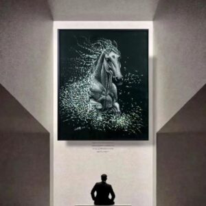 Unique Hand Hammer Painting | Soul Art on Glass 8