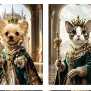 Cute pet into a work of art, freeze its unique | pet portrait 20