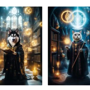 Cute pet into a work of art, freeze its unique | pet portrait 19