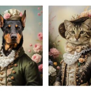 Cute pet into a work of art, freeze its unique | pet portrait 17