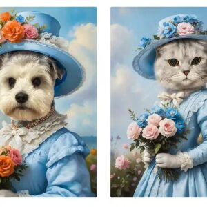 Cute pet into a work of art, freeze its unique | pet portrait 13