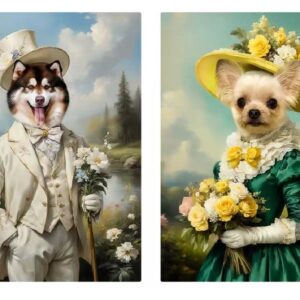 Cute pet into a work of art, freeze its unique | pet portrait 12