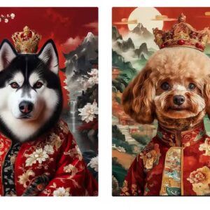 Cute pet into a work of art, freeze its unique | pet portrait 9