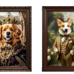 Cute pet into a work of art, freeze its unique | pet portrait 5